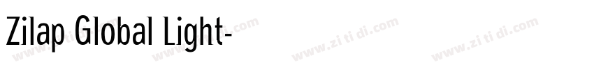 Zilap Global Light字体转换